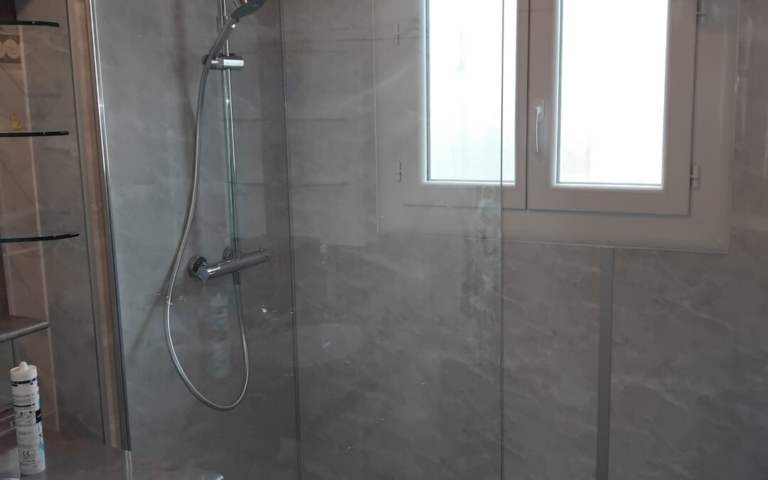 Installation d'une douche à Céret