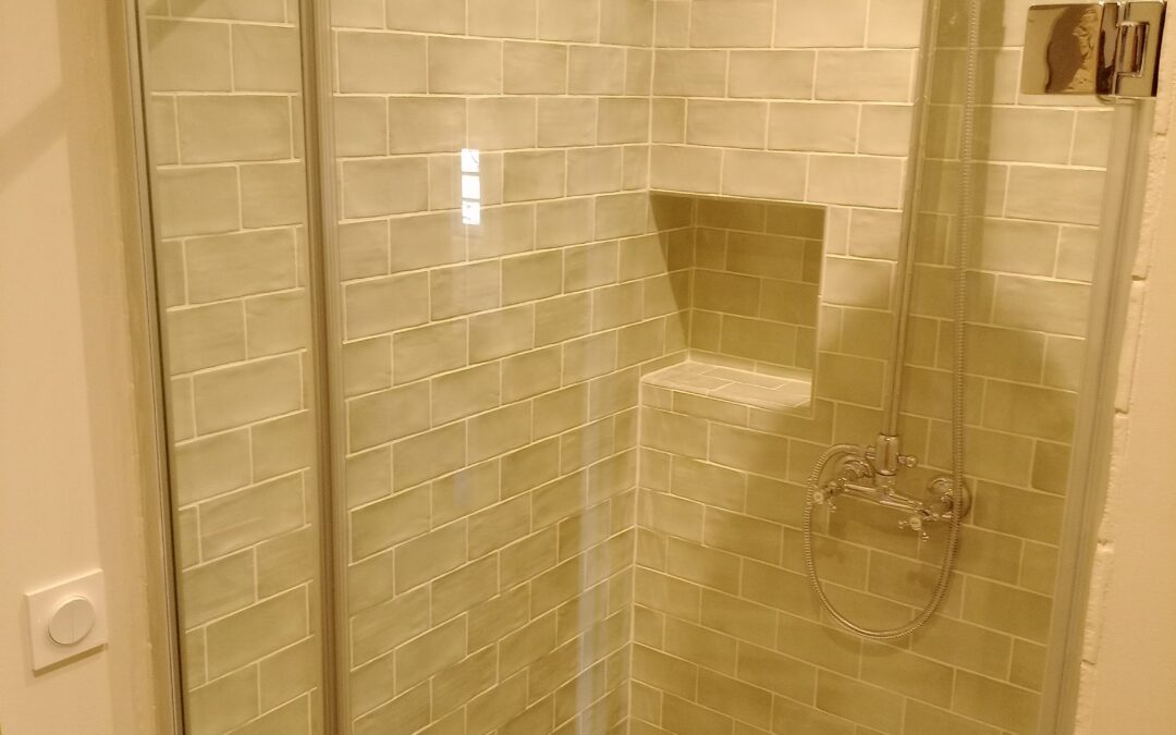 Rénovation de salles de bains dans un mas à Saint-Laurent de Cerdans