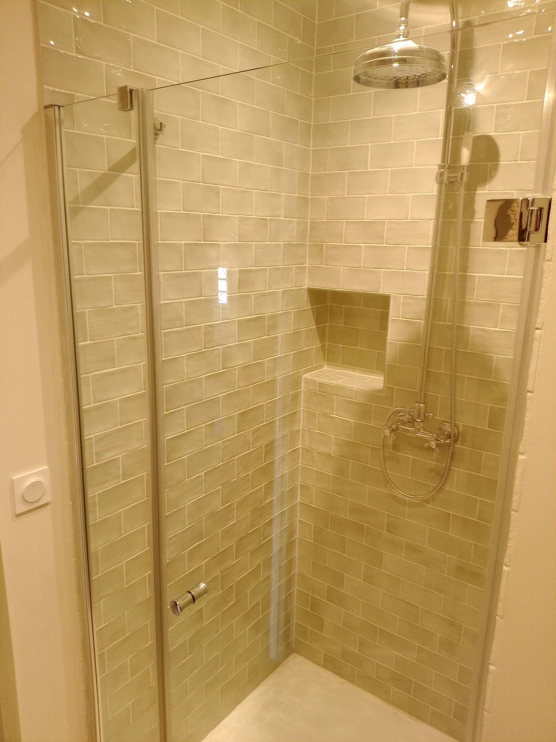 Rénovation de salles de bains dans un mas à Saint-Laurent de Cerdans