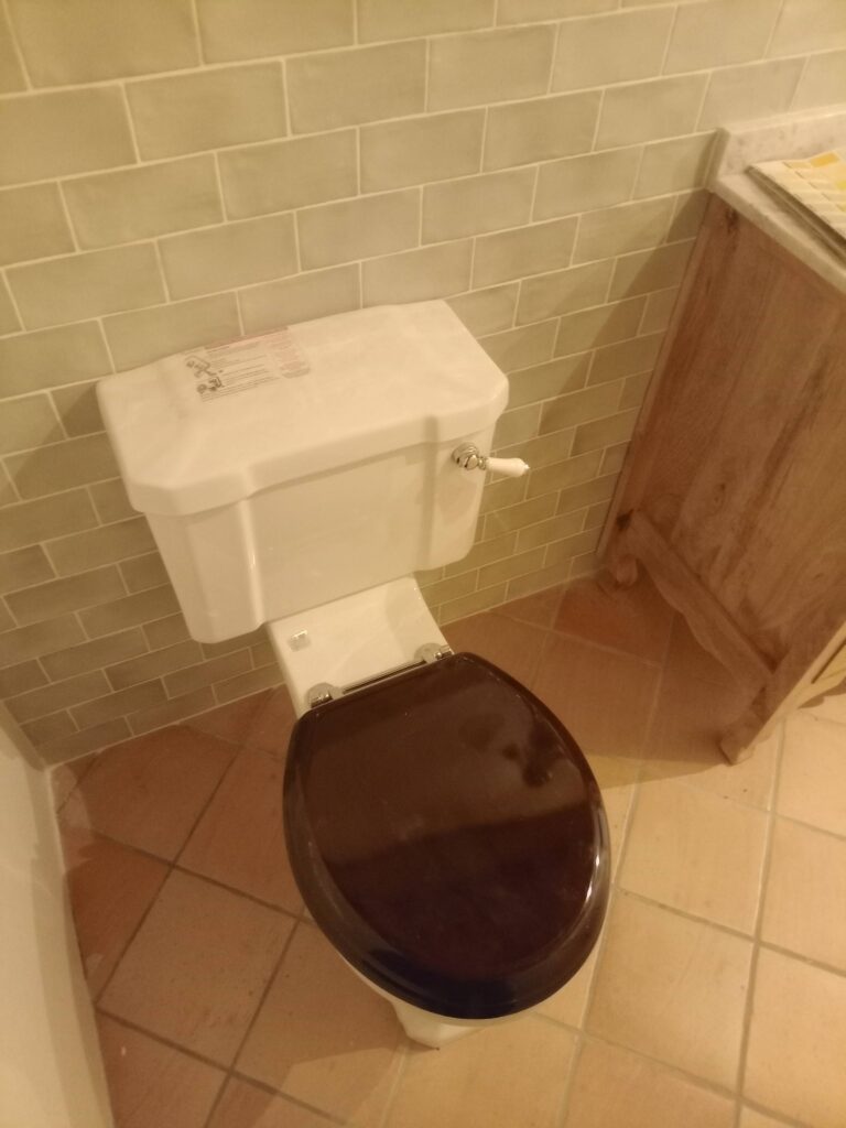 Rénovation de salles de bains dans un mas à Saint-Laurent de Cerdans