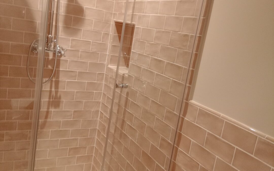 Rénovation de salles de bains dans un mas à Saint-Laurent de Cerdans