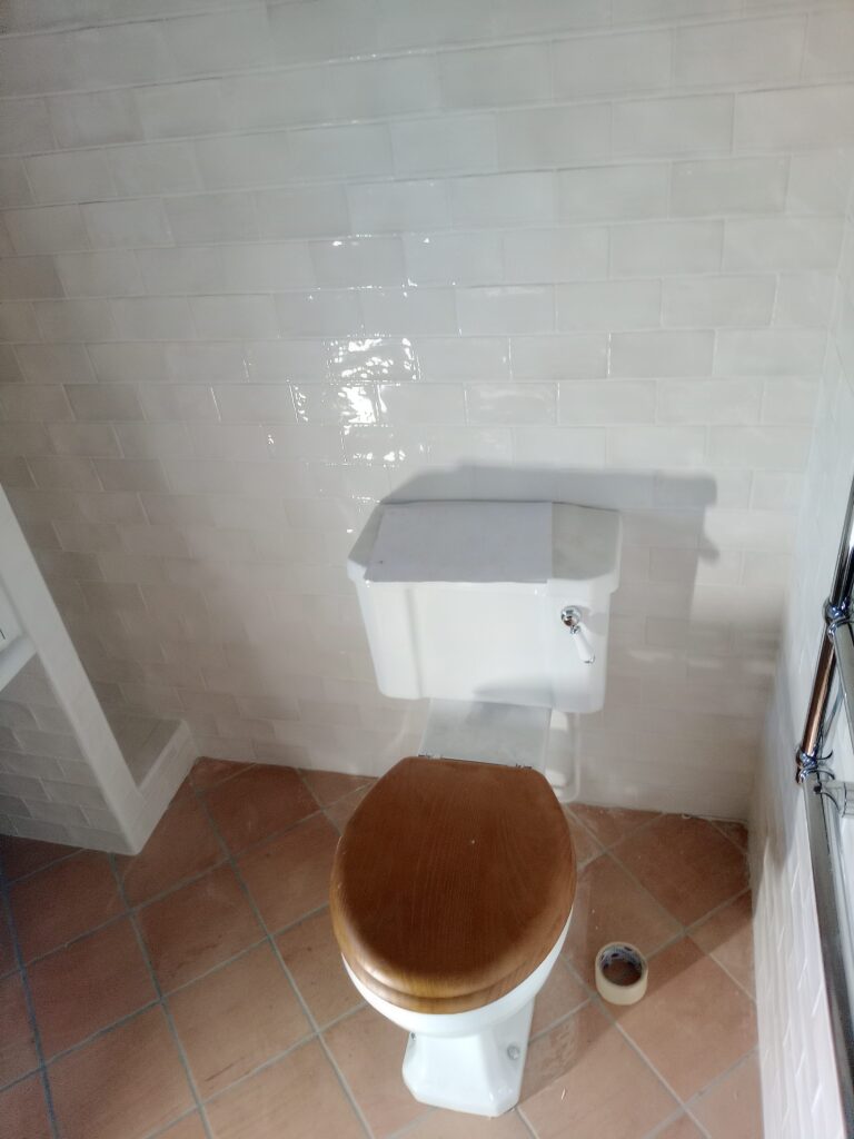 Rénovation de salles de bains dans un mas à Saint-Laurent de Cerdans