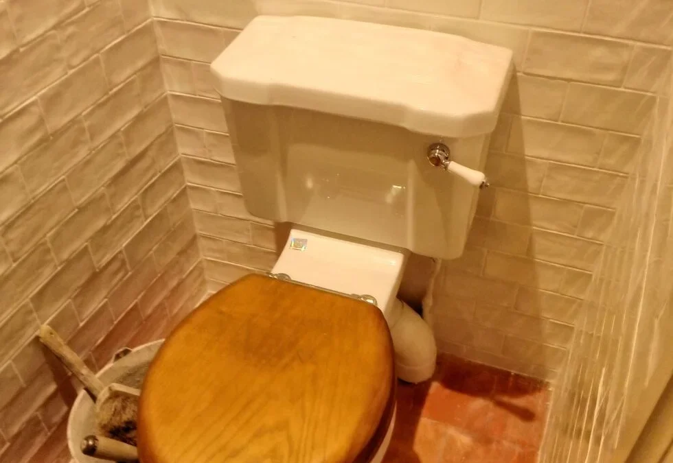 Rénovation de salle de bain dans un mas à Saint-Laurent-de-Cerdans